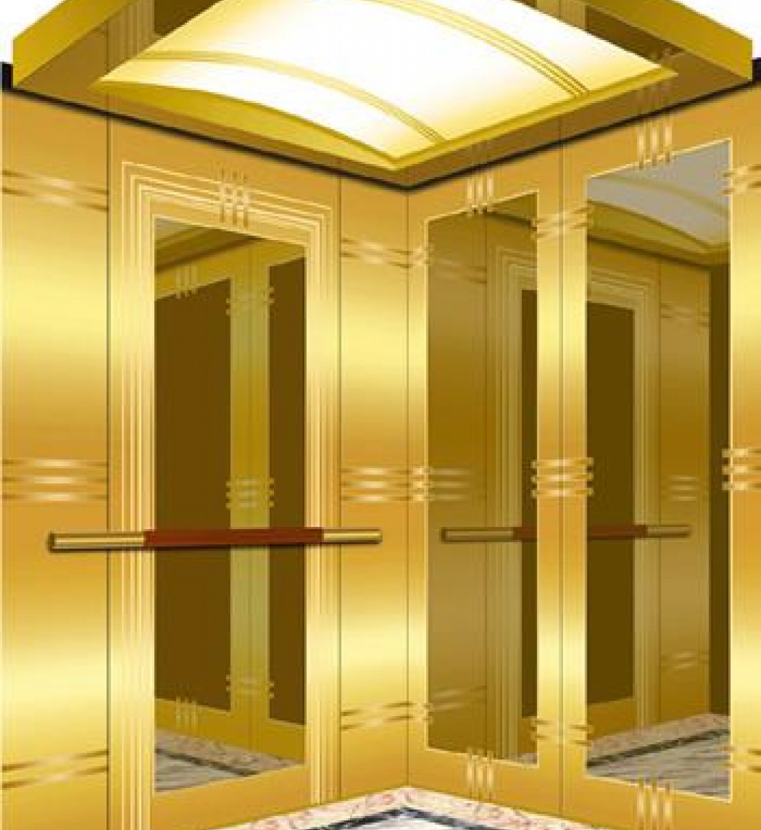 Cabin thang máy tải khách văn phòng